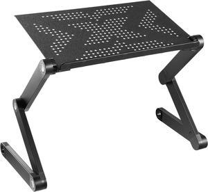 Mount-It! Adjustable Laptop Stand, Portable Standing Desk, Large Size Aluminum Bed Lap Tray for Notebook, Lightweight and Multi-Functional for Work, School, Home and Bed