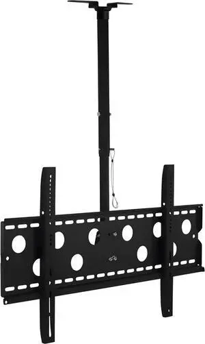 Mount-It! TV Ceiling Mount, Full Motion Height Adjustable Swivel Tilting Bracket for 42, 45, 47, 49, 50, 55, 60, 65, 70, 75, 80, 85, 90 Inch, TVs 220 Lbs Capacity