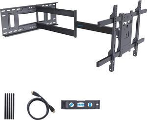 Mount-It! Long Arm TV Mount, Full Motion Long Extension Wall Bracket with 38.5 inch Extension,TV Wall Mount Fits Screens 40, 50, 55, 60, 65, 70, 75, 80 Inch, Max VESA 600x400 Compatible, Holds 121 Lbs