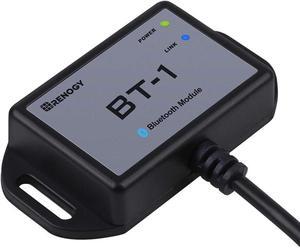 Renogy Bluetooth Module RJ12 Communication Port Compatible Rover/Wanderer/Adventurer Charge Controllers, BT-1 RS232,Black