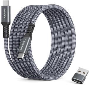 Basesailor iPhone 16 15 Pro Max Charger Cable 10FT,100W USB C to Type C Cable with USB Adapter,Fast Car Charging Power Cord for iPad 10th Air 4th 5th Mini 7th 6th Generation,Samsung Galaxy S25 S24 S23