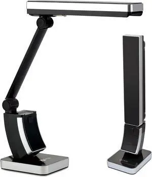 OttLite 13W Slimline Desk Lamp - Home, Office, Bedroom, or Reading (Black)