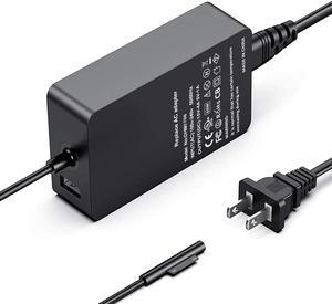 Surface Laptop Pro Charger 65W 44W 36W 24W Compatible with Microsoft Surface Pro 3/4/5/6/7/8/9/X Laptop 1/2/3/4 Go 1/2/3 Book 1/2/3 Power Supply Adapter