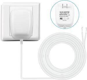24 Volt Power Adapter/Transformer,C-Wire Adapter ThermostatCompatible with All Versions of Ring Doorbell and Thermostat for Ecobee,Sensi and Honeywell(25Ft Cable)