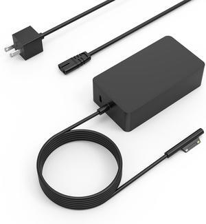 65W Surface Pro Laptop Charger Fits for Microsoft Surface Pro 7,6,8,9,6,5,4,3,7+,X,10,Windows Surface Laptop 6,5,4,3,2,1,Surface Go Tablet,Surface Book 3,2,1,44W,36W,LED,10FT Cable Charge Anywhere