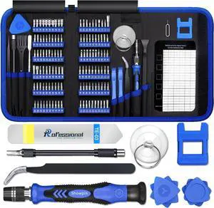 SHOWPIN Electronics Precision Screwdriver Set: Laptop Tool Kit with 120 Megnatic Bits for Computer PC iPhone Xbox PS4 Switch RC Repair Suitable for IT Tech DIY