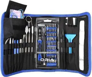 ORIA Precision Screwdriver Set, 86 in 1 Screwdriver Repair Tool Kit, Screwdriver Kit with Portable Bag for Game Console, Tablet, PC, Smartphone, Other Electronics, Blue
