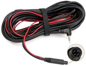 WOLFBOX 50 Feet Rear Camera Longer Replacement Cable for i17 / i07 / G840S / G840H / G900 / G930 / G850 / G850PRO / G900PRO Version with 2.5mm Jack (4-Pin) Mirror Dash Cam