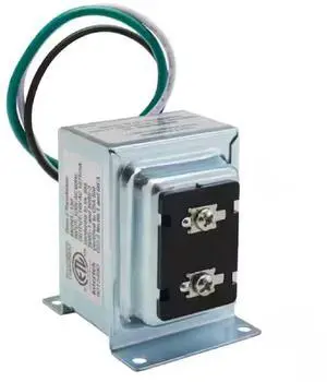 Newhouse Hardware 40TR 24-Volt 40vA Wired Door Bell Transformer for Powering Multiple Smart Doorbells and Thermostats, Silver