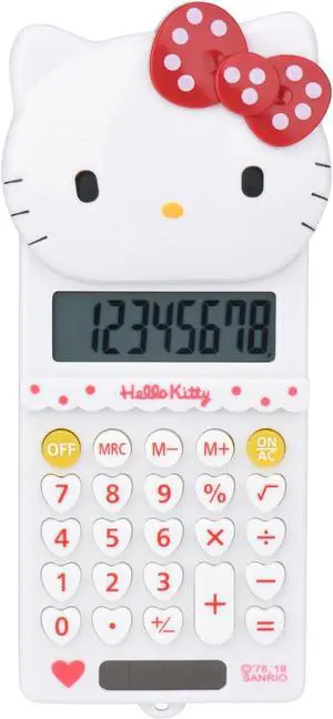 Cute Calculator,5.9 * 2.6in,Powered by Batteries(Included) 8 Digit with LCD Display,Kids Calculator,Calculator for School,Mini Calculator,Cartoon Calculator,Handheld Calculator