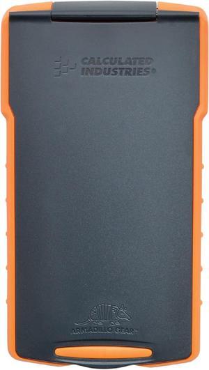 Calculated Industries 5032-4 Armadillo Gear Hard Protective Calculator Case in Orange