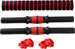 Dumbbell Bars Adjustable Dumbbell Weight Set Barbell Lifting - 2 x 15.74in Bars and 1 x 15.74in Connecting Rods for Gym Home