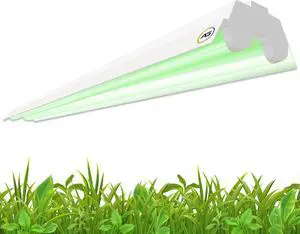 Active Grow Integrated Dual T8 3.5FT LED Dark Cycle Grow Light - T8 Grow Lights for Sensitive Photoperiod Plants - 35W - Green Dream Spectrum - Linkable - 120-277V