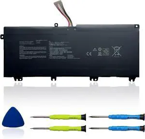 B41N1711 Laptop Battery Compatible with Asus TUF Gaming FX705DT-AU068T FX705DD FX705DU FX705DY-AU072 FX705GM FX705GE FX705GD Series B41Bn95 B41Bn9H 15.2V 64Wh 4110mAh(Long Cable)