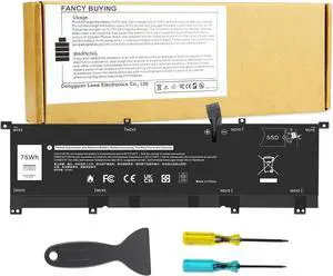 8N0T7 TMFYT Laptop Battery for Dell XPS 15 9575 2-in-1 Precision 5530 2-in-1 Series P73F001 15-9575-D1805TS D1605TS D2801TS D2605TS i5-8305G i7-8705G 2-in-1 Notebook 08N0T7 0TMFYT P73F D69V4 451-BCJG