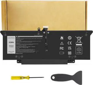 Futurebatt JHT2H Replacement Laptop Battery for Dell Latitude 7310 7410 Latitude 7410 Chromebook Enterprise Series P34S P34S001 Y7HR3 35J09 4V5X2 HRGYV WY9MP XMV7T 009YYF 7CXN6 T3JWC XMT81 7.6V 52Wh