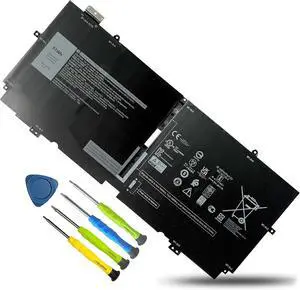 51Wh 52TWH Laptop Battery Replacement for Dell XPS 13 7390 2-in-1 Series Notebook P103G P103G001 P103G002 MM6M8 0MM6M8 XX3T7 0XX3T7 7.6V 4Cell