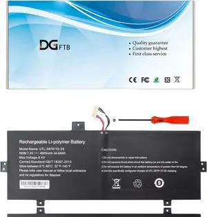UTL-4678108-2S UTL-3978110-2s New Laptop Battery Replacement for Evolve III Maestro-EBook11 Maestro Evolve 3 Leadpie M1 21CP5/78/108 Series(7.6V 34.04Wh/4600mAh)