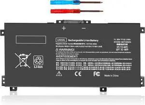 LK03XL Battery for Hp Envy x360 Convertible 15m-bp1xx 15m-cn0xxx 15-cn0xxx 15m-cp0xxx 17m-ae0xx 17-bw 17m-ae111dx 15m-cn0012dx 15m-cn0011dx 15m-bq021dx 15m-bp112dx 916368-421 L09281-855 916814-855