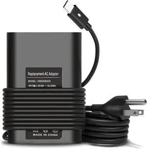 65W USB C Laptop Charger Replacement for Dell Latitude 5430 5520 5320 5330 5420 5520 5421 7420 7490 7400,Chromebook 3100 3300 3380 3400 3500 5190 5300,Dell XPS 13 Type C Computer Charger AC Adapter