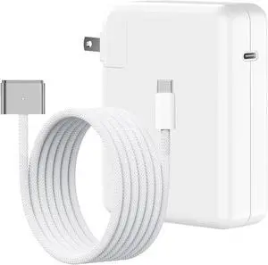 140W USB-c Power Adapter Charger for Mac Book Pro 14 16 inch 2021 2023 M1 M2, Mac Book Air 13 15 inch M2 M3 2022 2023 2024, 6.6 FT Braided Magnetic USB-c to Mag 3 Cable LED Indicator