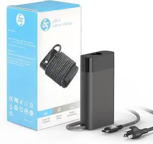 65W 45W USB C Laptop Charger for HP Spectre X360 Envy X360 Elite X360 EliteBook Chromebook Pavilion Dragonfly, Universal New Slim Type C Laptop AC Power Adapter, Super Durable, Original Quality, 10FT