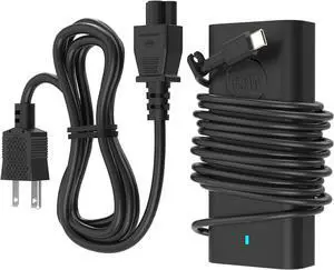65W Type C USB C Laptop Charger for Dell Latitude Computer 5530 5540 5430 7430 7440 5440 5420 3540 5520 7420 5450 7450,for Dell Insprion 14 167420 7425 2-in-1 XPS 13 Chromebook 3100 Power Adapter Cord