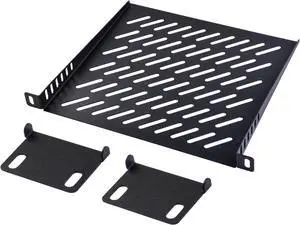 GeeekPi 0.5U Server Rack Shelf, 7.87" Depth Vented Rack Mount Cantilever Tray for 10 Inch Network Equipment Rack & Cabinet and DeskPi Rackmate T1/T0