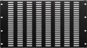 NavePoint 6U Blank Rack Mount Panel IT Server Network Spacer Slotted Venting