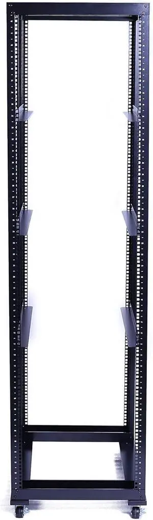 RAISING ELECTRONICS 4 Post Open Frame 19inch Server/Audio Steel Rack Aluminum (36U-24)