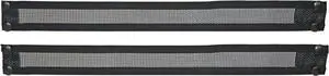 1U Venting Snap-On Rack Panel Blank Rack Mount Panel Spacer for 19-Inch Server Network Rack Enclosure Home Lab or Rack Cases (2 Pack Bundle)
