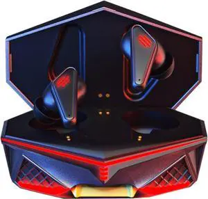 Wireless Gaming Earbud, K98 Wireless Gaming Headphone with Charging Case and Built-in Mic, Bluetooth 5.1 Dual Game Music Mode Earbuds Wireless Headphones with 30 Hours Playtime, RGB