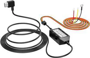 VIOFO HK4 Acc Hardwire Cable, USB-C Hard Wire Cable for A329 series/A229 series/A119Mini2/A139Pro/WM1/T130 Dash Cam, Low Voltage Protection for Parking Mode (Fuse Tap Not Included)