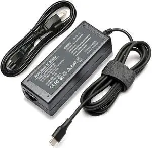 45W USB-C Chromebook Charger for HP Chromebook X360 14 14A G5 14-ca051wm 14-ca052wm 14-ca091wm Chromebook 11 11-ae051wm 11A G6 G7 G8 844205-850 918337-001 Type C Power Adapter