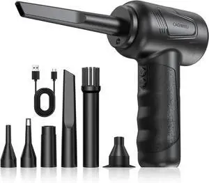 Compressed air Duster, Electric air DusterKeyboard Cleaner for Office - no Canned air Duster - Reusable - Good Replacement for Compressed Air Can - Cordless Air Duster 7500mAh (GG09)