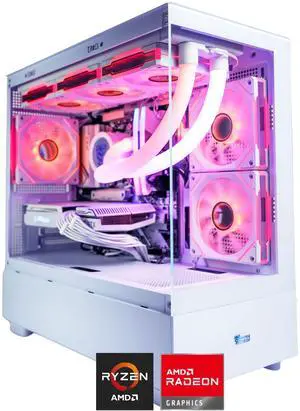 Hyper Cyber Rage Y Liquid Cool Gaming Desktop - AMD Ryzen 5 9600X, AMD Radeon RX 7700 XT, 64GB DDR5, 1TB SSD, Windows 11, WiFi, Xtreme VR