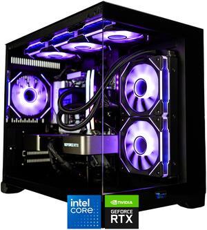 HyperCyber Rage Q Liquid Cool Gaming Desktop - Intel Core i5-14600K, NVIDIA GeForce RTX 4060 8GB, DDR5-6400 RGB 64GB, 1TB NVMe M.2 SSD, Windows 11, WiFi, Xtreme VR