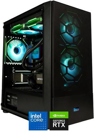 Hyper Cyber Rage W Liquid Cool Gaming Desktop - Intel Core i5-14600K, NVIDIA GeForce RTX 4060 8GB GDDR6X, DDR5-6400 RGB 32GB, 1TB NVMe M.2 SSD, Windows 11, WiFi, Xtreme VR