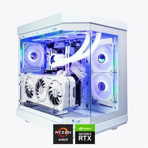 HYPER CYBER Ultra X Gaming PC Desktop Computer AMD Ryzen 7 7800X3D, NVIDIA GeForce RTX 5080, 32GB DDR5, 2TB SSD, Windows 11 Home, VR Ready, RGB Lighting, WiFi, Ready to Use