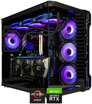 HYPER CYBER Rage R Gaming PC Desktop Computer AMD Ryzen 5 9600X, NVIDIA GeForce RTX 4070 Ti SUPER, 32GB DDR5, 2TB SSD, Windows 11 Home, VR Ready, RGB Lighting, WiFi, Ready to Use
