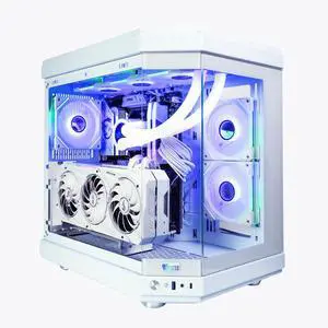 HYPER CYBER Ultra X Gaming PC Desktop Computer AMD Ryzen 7 9800X3D, NVIDIA GeForce RTX 4090, 32GB DDR5, 2TB SSD, Windows 11 Home, VR Ready, RGB Lighting, WiFi, Ready to Use