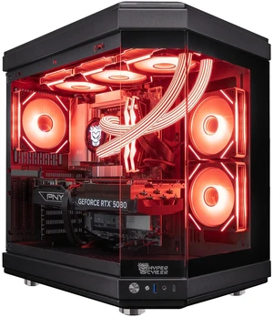 HYPER CYBER Ultra X BLACK Gaming PC Desktop Computer Intel Core i7-14700K, NVIDIA GeForce RTX 5080, 32GB DDR5, 4TB SSD, Windows 11 Home, VR Ready, RGB Lighting, WiFi, Ready to Use HYPER CYBER Ultra X BLACK Gaming PC Desktop Computer Intel Core i7-14700K, NVIDIA GeForce RTX 5080, 32GB DDR5, 4TB SSD, Windows 11 Home, VR Ready, RGB Lighting, WiFi, Ready to Use