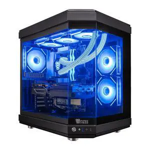 Hyper Cyber ULTRA BLACK Gaming Desktop AMD Ryzen 9 9950X3D, AMD Radeon RX 9070 XT, 64GB DDR5, 4TB SSD, Windows 11 Home, RGB Lighting, WiFi, Ready to Use, Custom Cooler Display Hyper Cyber ULTRA BLACK Gaming Desktop AMD Ryzen 9 9950X3D, AMD Radeon RX 9070 XT, 64GB DDR5, 4TB SSD, Windows 11 Home, RGB Lighting, WiFi, Ready to Use, Custom Cooler Display