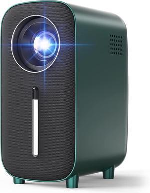 HISION Mini Portable Bluetooth Movie Projector, 1080P 4K Outdoor Home TV Proyector 8500L HD Video Led Projectors Gaming Cinema Theater Camping Support TV Stick Laptop Phone Tablet HDMI USB
