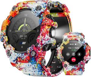 LOKMAT ATTACK GT smart watch multi-function Bluetooth call heart rate blood oxygen sleep health monitoring outdoor sports waterproof information push adult boy girl junior high school student FC
