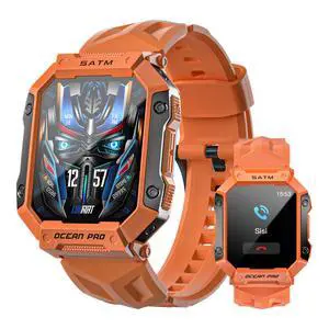 LOKMAT OCEAN PRO Smart Watch 1.85-Inch Screen Information Reminder Heart Rate Blood Oxygen Sleep Monitoring Multiple Sports Functions Weather Remote Control Photography Music Control IP68 Outdoor LOKMAT OCEAN PRO Smart Watch 1.85-Inch Screen Information Reminder Heart Rate Blood Oxygen Sleep Monitoring Multiple Sports Functions Weather Remote Control Photography Music Control IP68 Outdoor