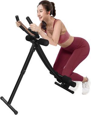 EVGTTI Ab Workout Equipment, Adjustable Ab Machine Full Body Workout for Home Gym, Strength Training Exercise Equipment for Body Shaping Foldable Waist Trainer Suitable for Beginner Max 440LBS