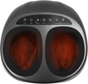 EVGTTI Foot Massager Machine with Air Compression & 3 Heat Settings, Heated Massage