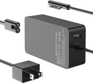 Dgkeyh Suitable for Microsoft 65W Laptop Charger Adapter Parameter 15V4A/5V1ASurface Pro3 4 5 6 7 8 9 X Synchronous rectification solution High efficiency Low temperature Faster and safer charging
