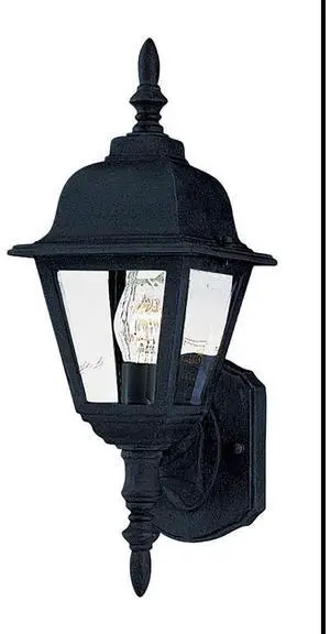 Maxim Cast-1 Light Outdoor Wall Lantern in Early American Style-8 Inches Wide by 17 inches high